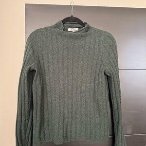 Madewell Green Mockneck Sweater
